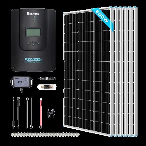 Acopower 600W Mono Black RV Solar System