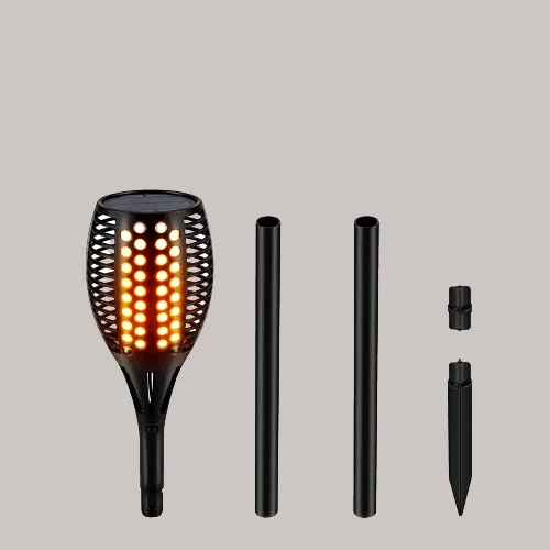 TomCare Solar Waterproof Flickering Flames Torches