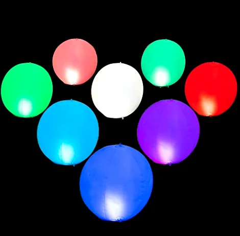 hapikay solar pool lights in different colors