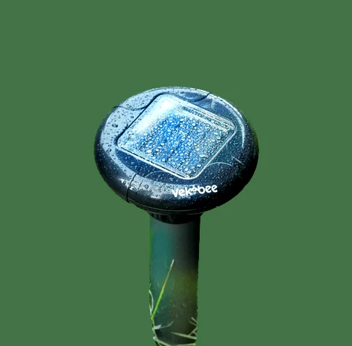 Vekibee 6-Pack Sonic Solar Mole Repellent